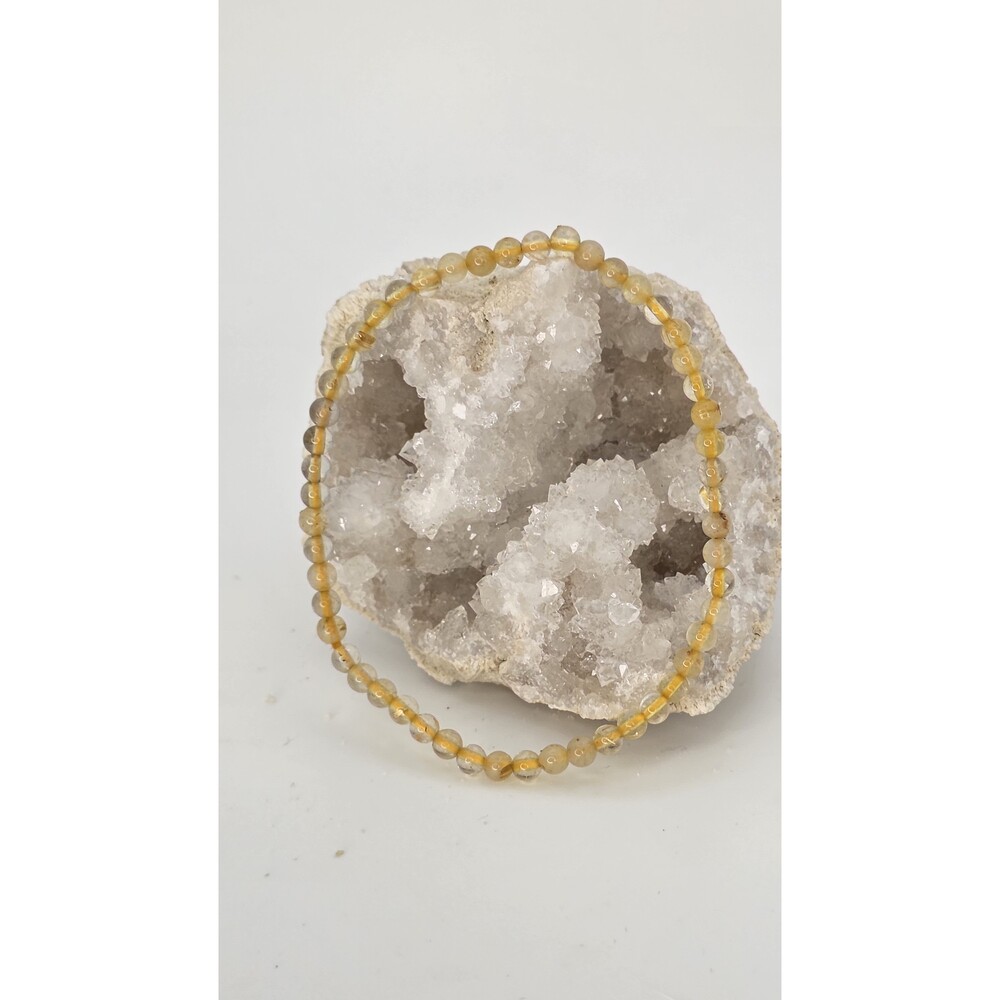 Golden Rutile Quartz Stretch Bracelet